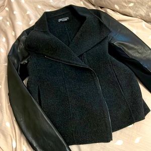 Vince Leather Jacket Size Large